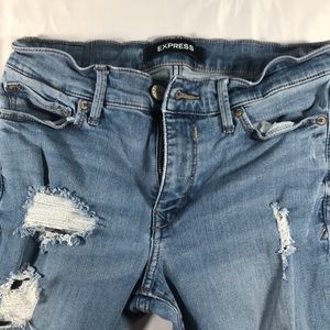 Express Women Ankle Legging Mid Rise Jeans Size 8R